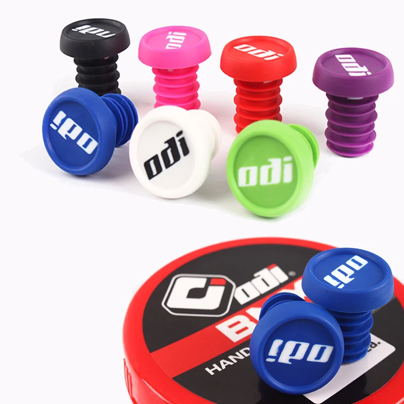 

Bike Parts Accessories Lightweight MTB Bicycle Bar Grip End Plugs ODI bike handle grip end plug, Black/red/blue/green/purple/pink