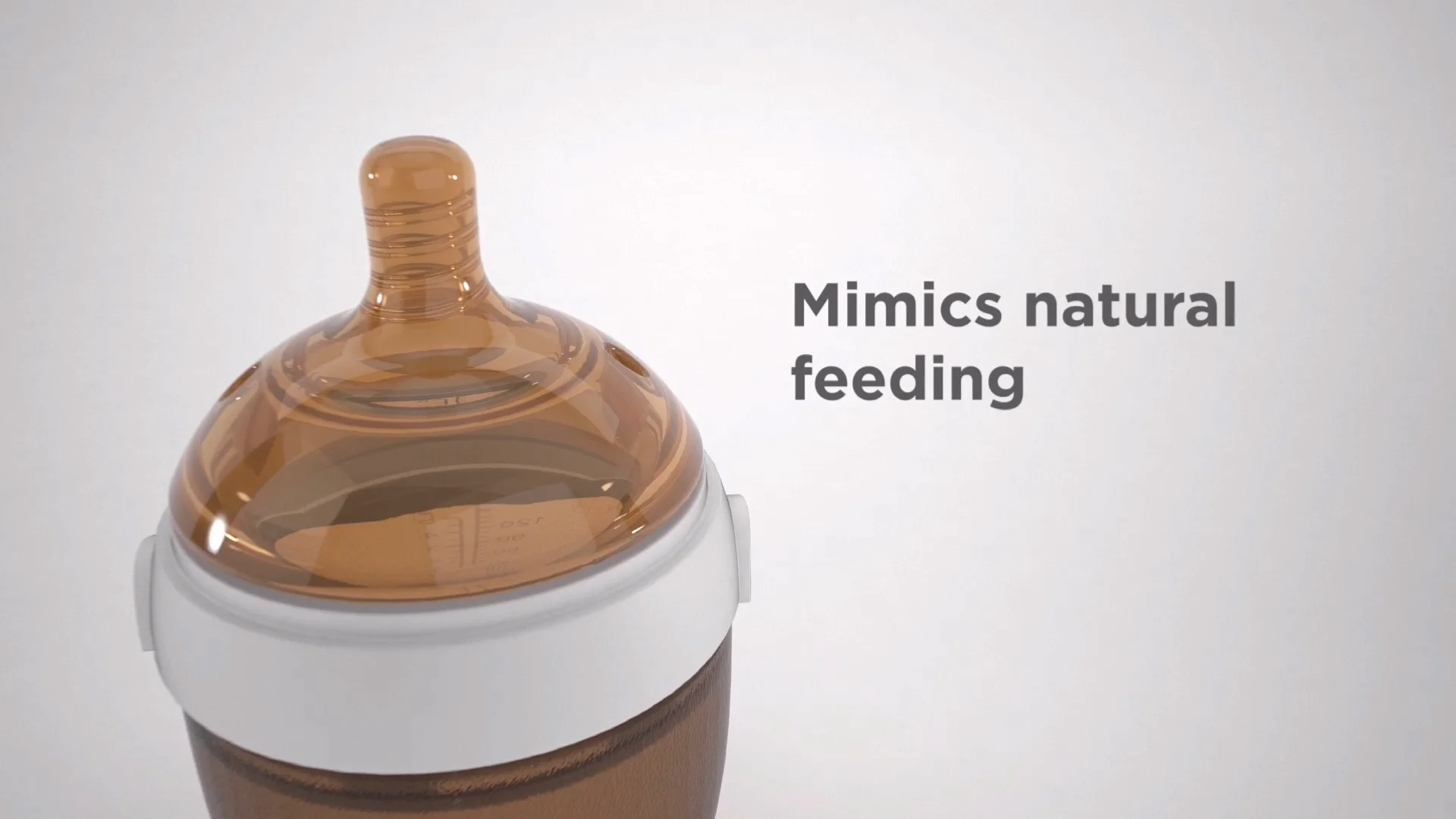 Heorshe Breastfeeding System 240ml 8oz Silicone Feeding Bottle Baby Bottles In Bulk For 8 Month