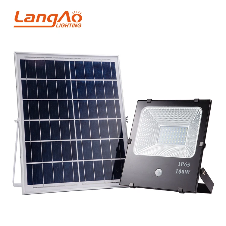 High lumen Waterproof IP65 Outdoor 30w 50w 100w solar led floodlight price