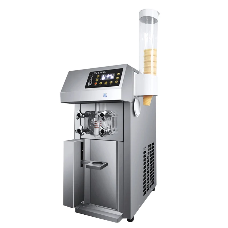 

Single Head Ice Cream Machine Intelligent Automatic Ice Cream Machine With Pre-Cooling Function