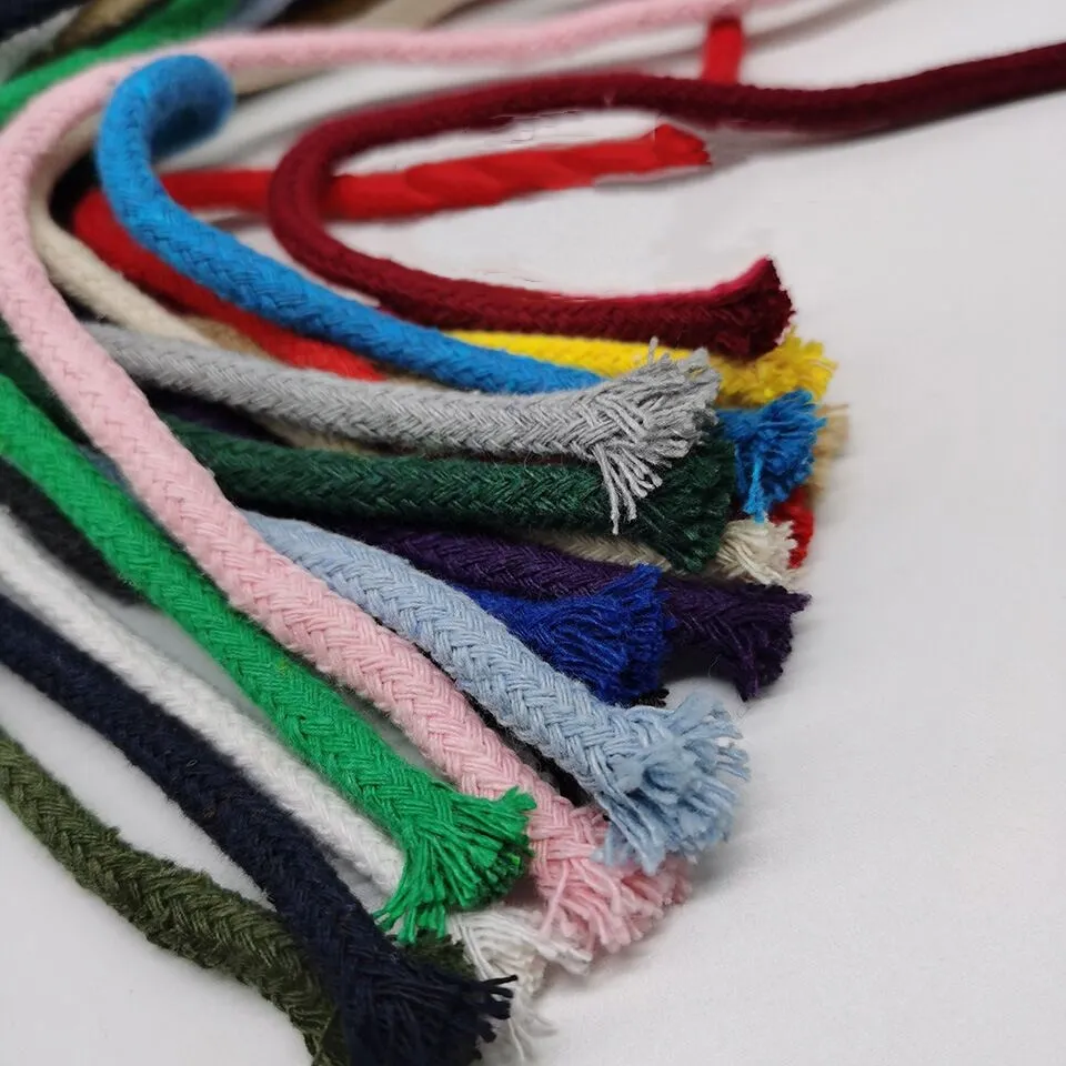 

wholesale 5mm braided 100meters 100% cotton macrame cord rope, Custom color