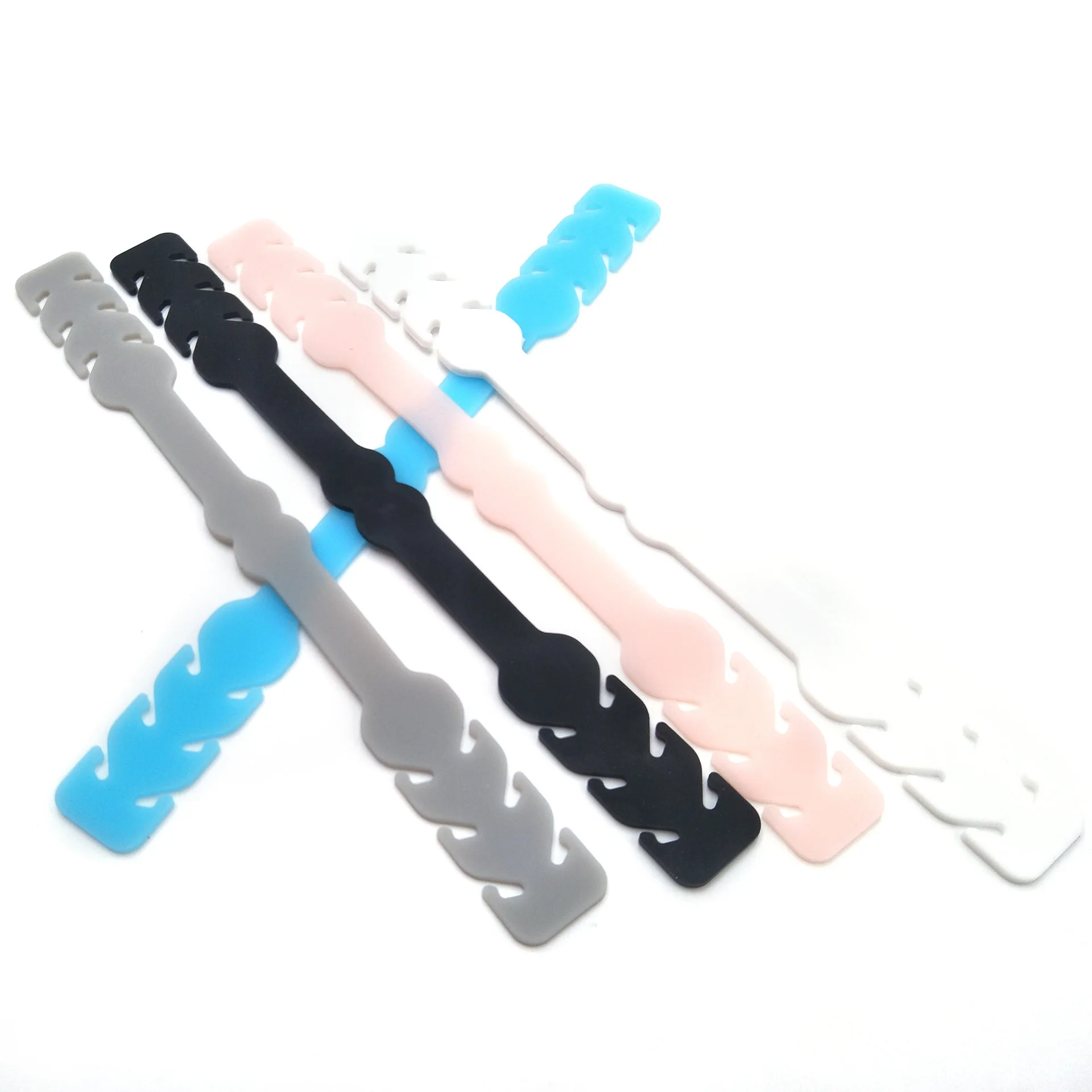 

Hot sale strap Extenders for Particulate face masking Adjustable Silicone ear hook, ear protection, Pink,black,white,blue,grey