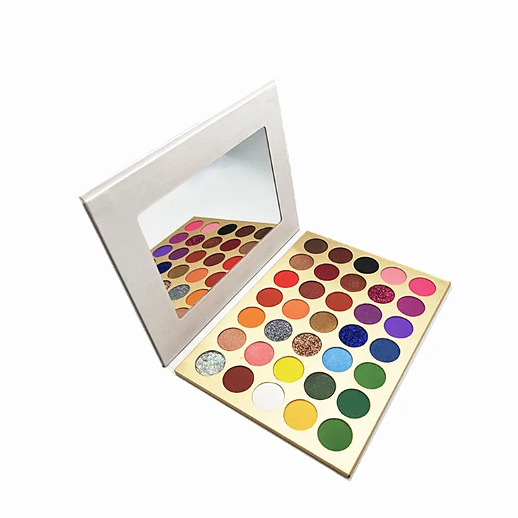 

custom high pigment private label cosmetics makeup eyeshadow palette manufacturer wholesale eye shadow palette, Muliti-color