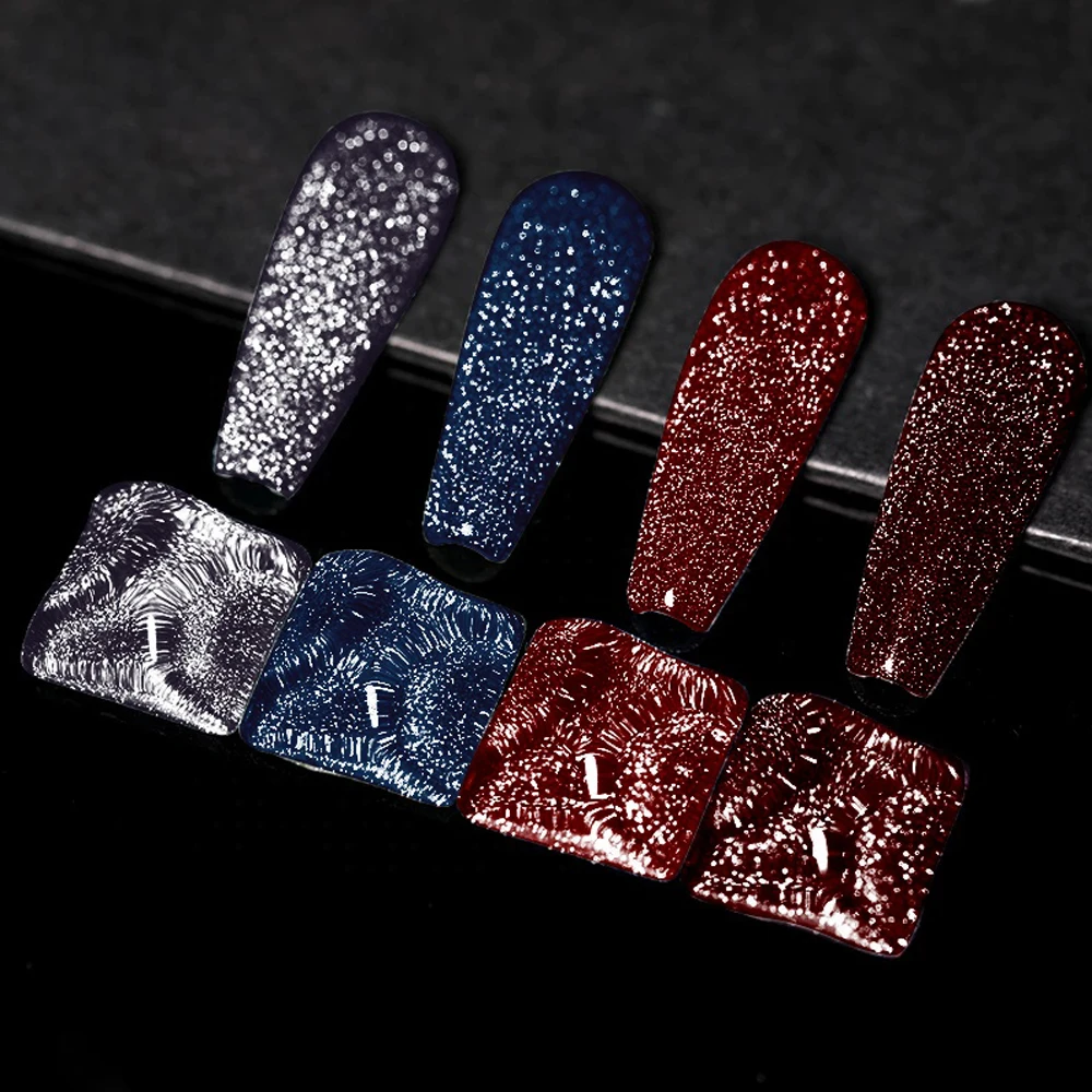 

Private Label Oem/Odm Glitter Diamond Color Gel Poly Nail Salon Polish Lamp Beauty Use, 10 colors