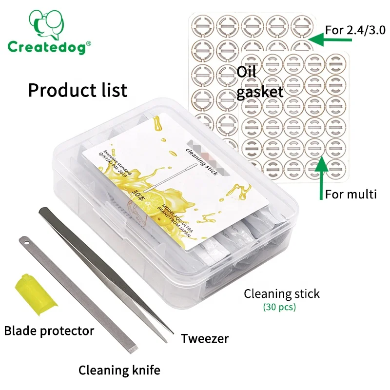 

lemon liquid clean stick carton swab cleaner electric product friendly fix tool For use with IQOS, Clear box