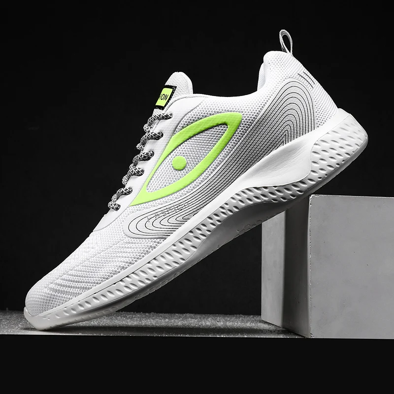

Spring Fashion Sneakers Men'S Solid Black 2021 Mens Custom Sports Shoes Breathable New Latest Designs Casual