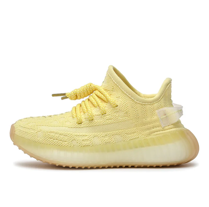 

2021 New Design Fly Woven Coconut Children's Sports Shoes Outdoor Breathable Casual Shoes For Kids, As pic