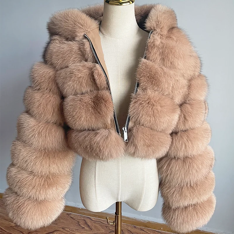 

QIUCHEN vendors new arrival hot sale ladies winter jacket plus sizereal natural fox racoon fur coat QC20032