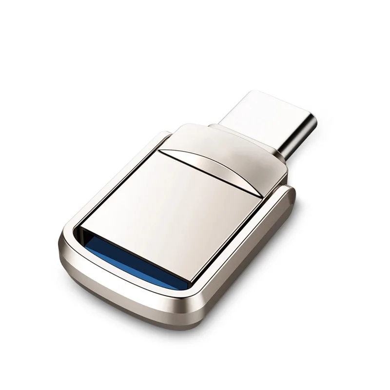 

Customized Product With Logo Metal Small Flash Disk OTG Flash Drive 32GB