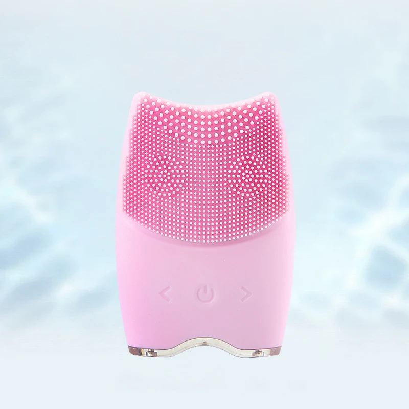 

Beauty personal care Portable Waterproof Sonic Silicone Facial Exfoliating Cleansing Brush Electric Cleanser Face Brush