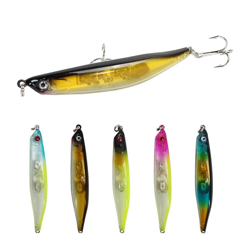 

Afishlure minnow hard bait  sinking minnow fishing lure hard plastic fishing lures, 5 colors