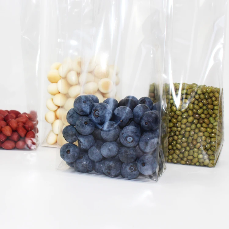 Food Grade Cardboard Square Bottom Bag Opp Cellophane Bag Buy Food