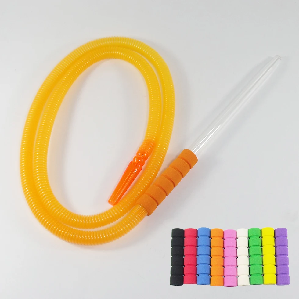 Disposable Hookah Hose With Glass Handle Shisha Hose Buy Disposable