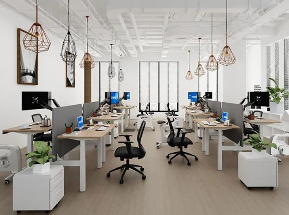 
Mstar Electric Height Adjustable lift system solid construction led memory control easy assemble sit to stand desk 