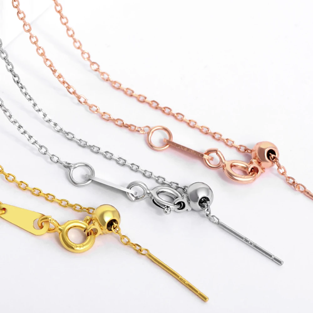 

JUJIE 2021 new fine beads 14K gold color chain light luxury simple personality bracelet, Silver/gold/rose gold