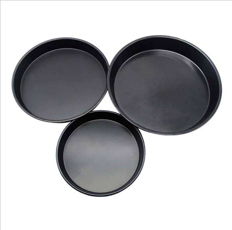

Wholesale hot sale nice price fashion popular Customer Logo Non-Stick Carbon Steel Pizza Pan