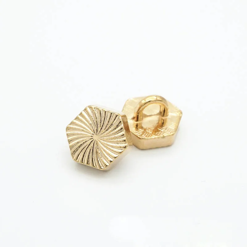 

COOMAMUU Fashion Small Shirt Buttons for Women Men Clothing, Gold and silver