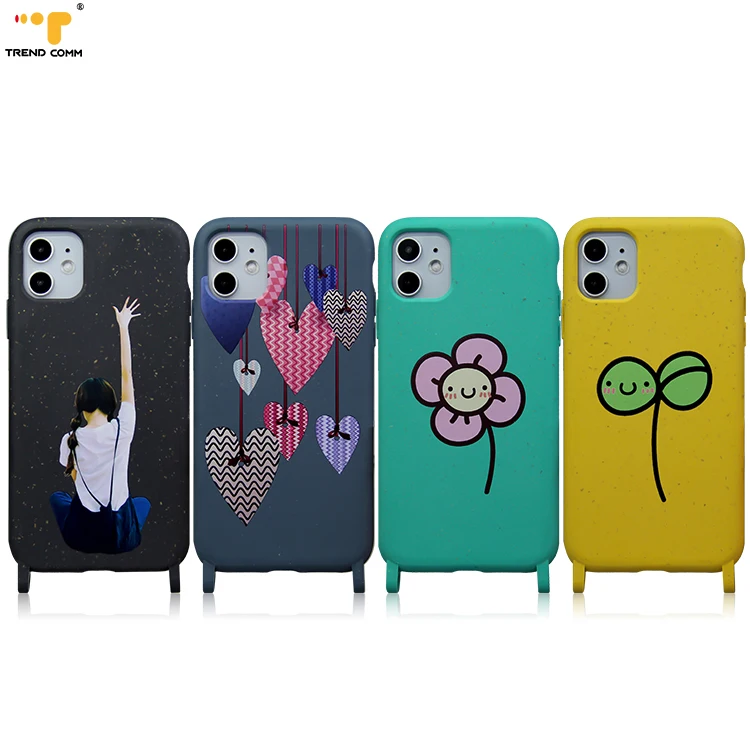 

UV Printing Compostable Cute i Phone Case for iPhone Luxury Mobile Phone Cases, 6 color