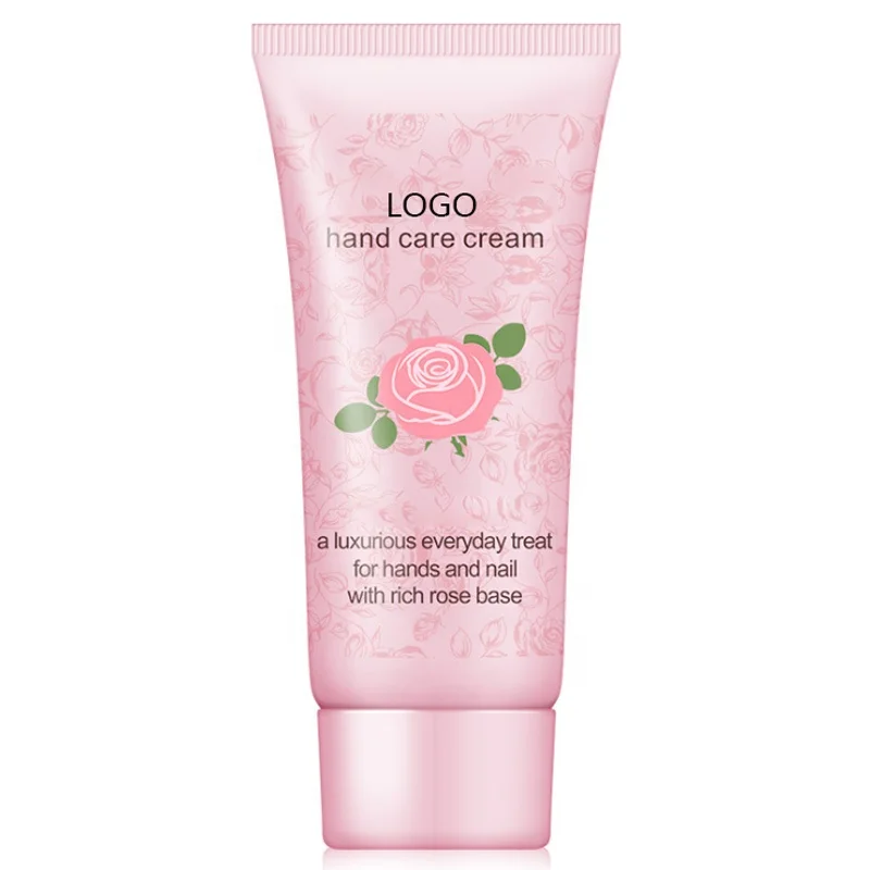 

OEM Best Organic Hand Cream Hydrating Moisturizing Rose Hand Care Cream, Pink