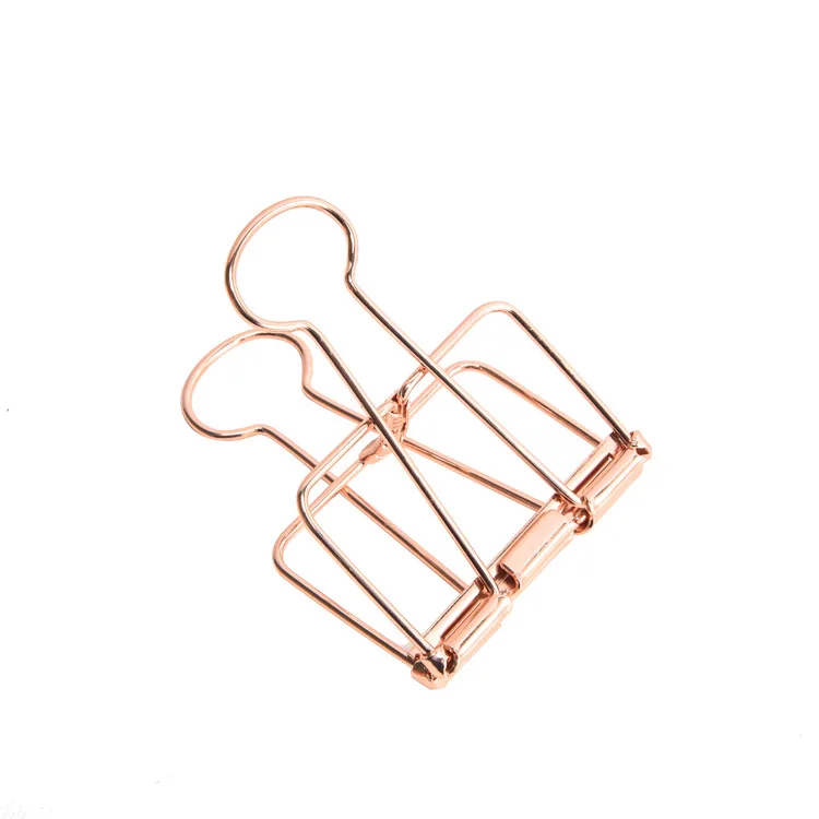 
High Quality Multi-color Different Size Promotion Custom Logo Metal Paper Binder Clip 