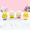 High quality lining plastic little yellow duck shake his head souvenir presents furniture decorations