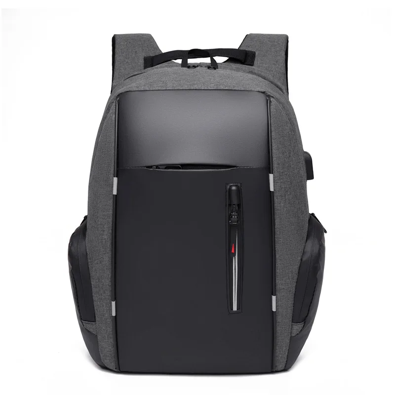 

LP037 Business black backpack bag 2021 men school smart usb charging laptop external anti theft backpack