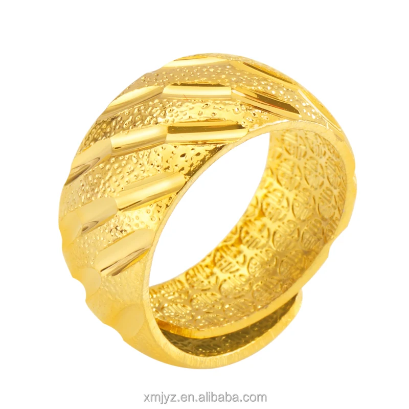 

Long-Lasting Discoloration Counter Explosion Gold-Plated Open Ring Female Korean Version Ring Female Ins