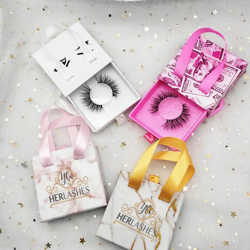 

High Quality 25mm Mink Eye Lash Your Own Brand Eyelash Box