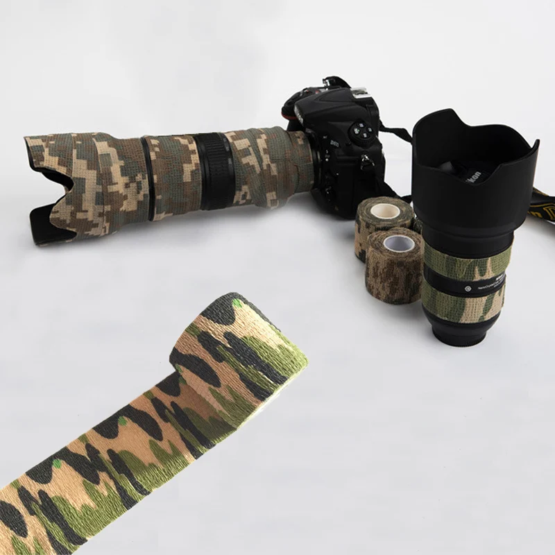 

Multi-functional Camo Tape Non-woven Self-adhesive For SLR camera