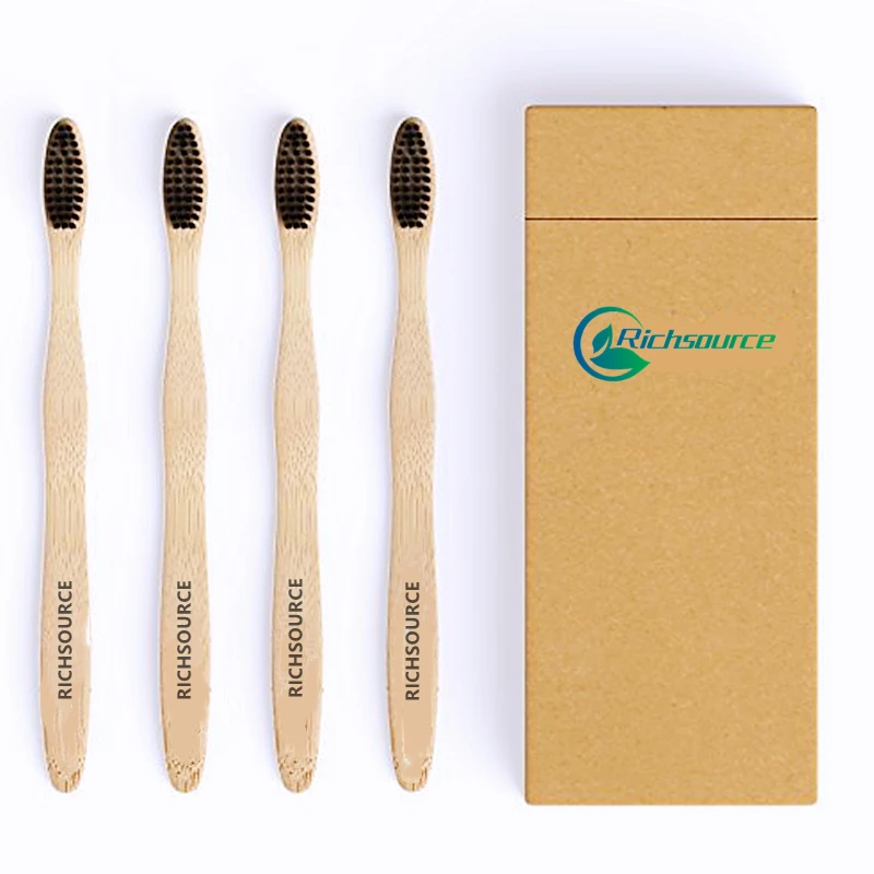 

Customized Bristle Micro Fiber Extra Ultra Soft Eco Friendly Biodegradable Bamboo Wood Toothbrush