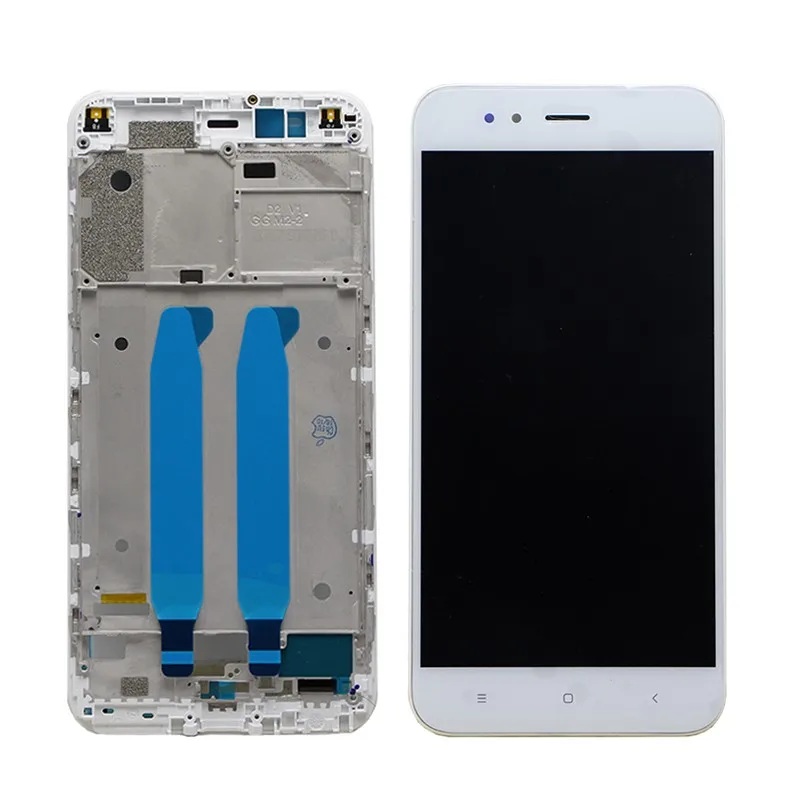 Repair Spare Parts For Xiaomi Mi A1 MiA1 LCD Display Digitizer with Frame Screen Touch Panel For Xiaomi Mi 5x Mi5X LCD Display
