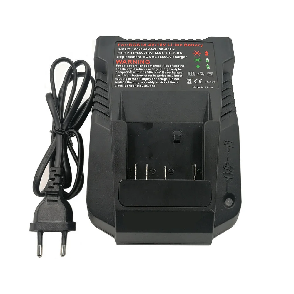 

Bosch Battery Charger AL1820CV AL1814CV Replacement Battery 18v Bosch and Charger BAT609 BAT614 BAT618 Bosch 14.4V-18V Charger, Black