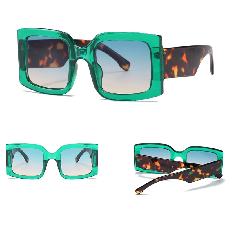 

DLL6936 oversized shades sunglasses with candy color lens DL Glasses vintage big square tortoise frame trendy sun glasses, Picture colors