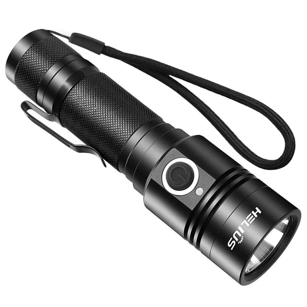 2020 Aluminum 18650 Emergency Pocket 1600LM xml t6 led Manual usb Mini High Power Style Rechargeable Tactical led Torch Flashlig