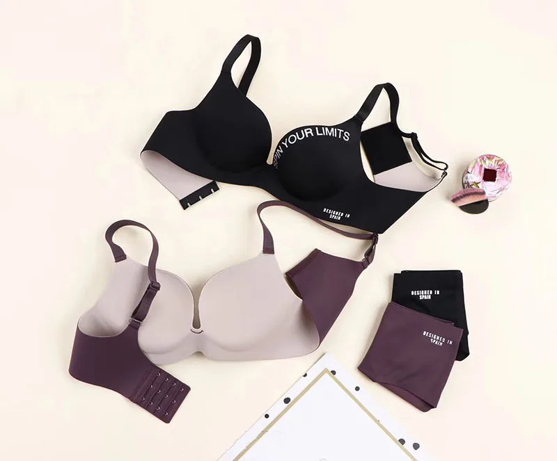 

Company wholesale cheap price Japanese English Soft Breathable Invisible sports Bra One Piece Seamless Bra, Pictures