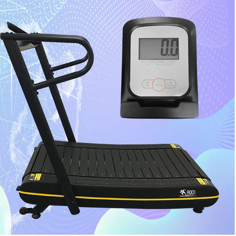 

self generating curve treadmill Cheap price Manual foldable treadmill home fitness equipment, Black