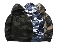 

New Euramerican Men's Clothing High Street Camo Printed Men's Casual Hoodies Sweatshirts