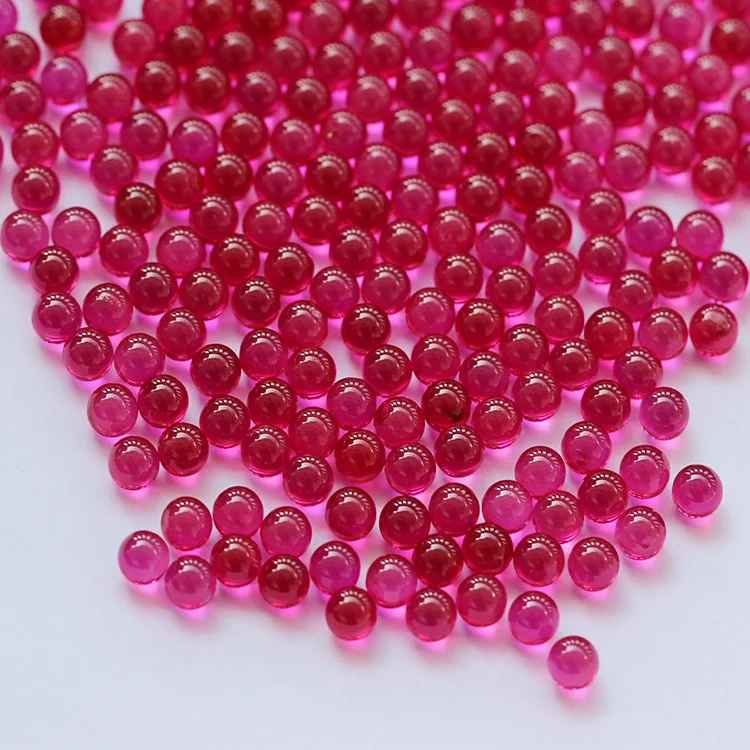 1.5mm 1.8mm 2mm 5# Red Corundum Synthetic Ruby Ball - Buy Synthetic ...