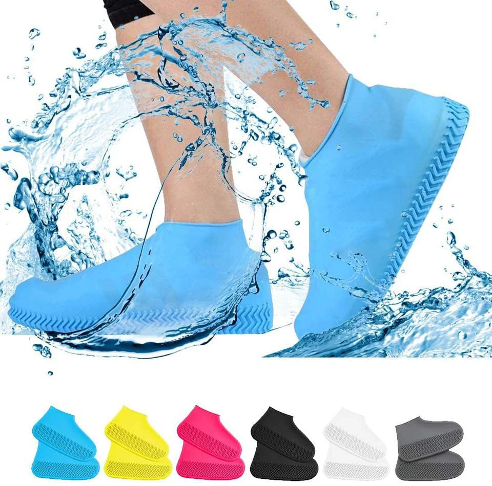 

Top Sell Best Quality Unisex Reusable Shoes Protector Waterproof Anti Slip Water Resistant Rain Silicone Shoes Covers