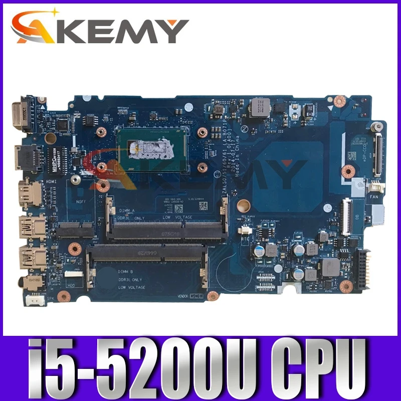 

Original Laptop motherboard For DELL Latitude L3450 i5-5200U Mainboard CN-0MPNR0 0MPNR0 LA-B071P SR23Y DDR3
