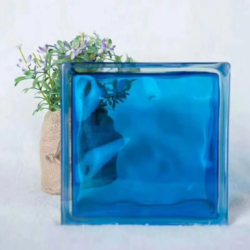 
190x190x80mm Building Decorative Craft Clear Transparent Hollow Glass Blocks Brick 