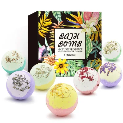 

Private Label Fizzy Ball Organic Gift Set Fizzy Luxury Vegan Women Exotic Gold Bath Bombs, Mixed color