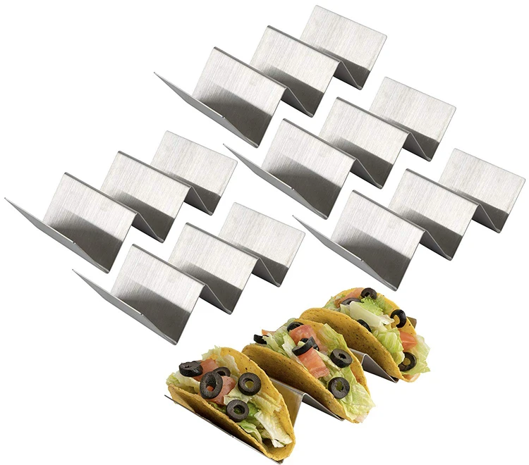 SHOWAPOO 4 Pack Set Stylish Taco Shell Holder Stand Wholesale