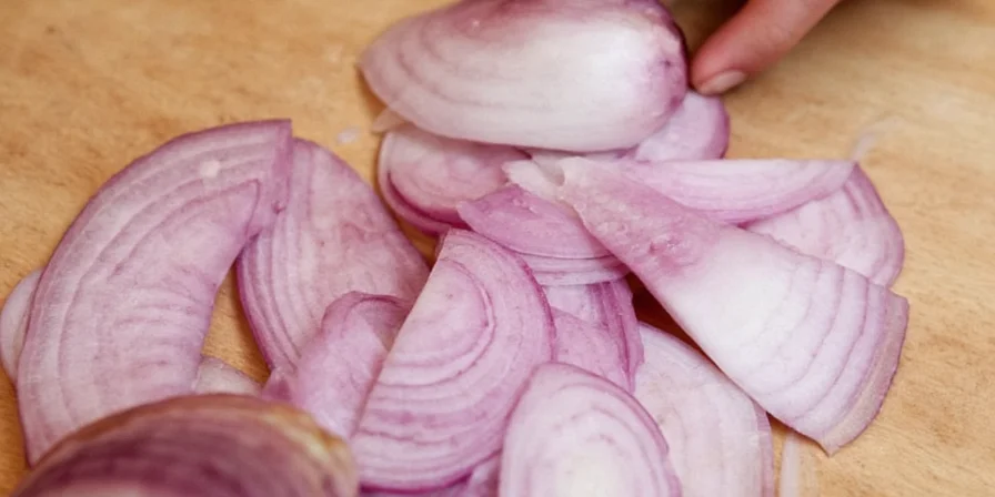 Assorted onion products including fresh, powdered, and flaked varieties