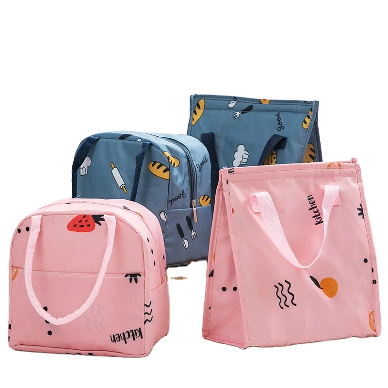 

light weight portable lunch pink cute outdoor insulation lunch bags for kids