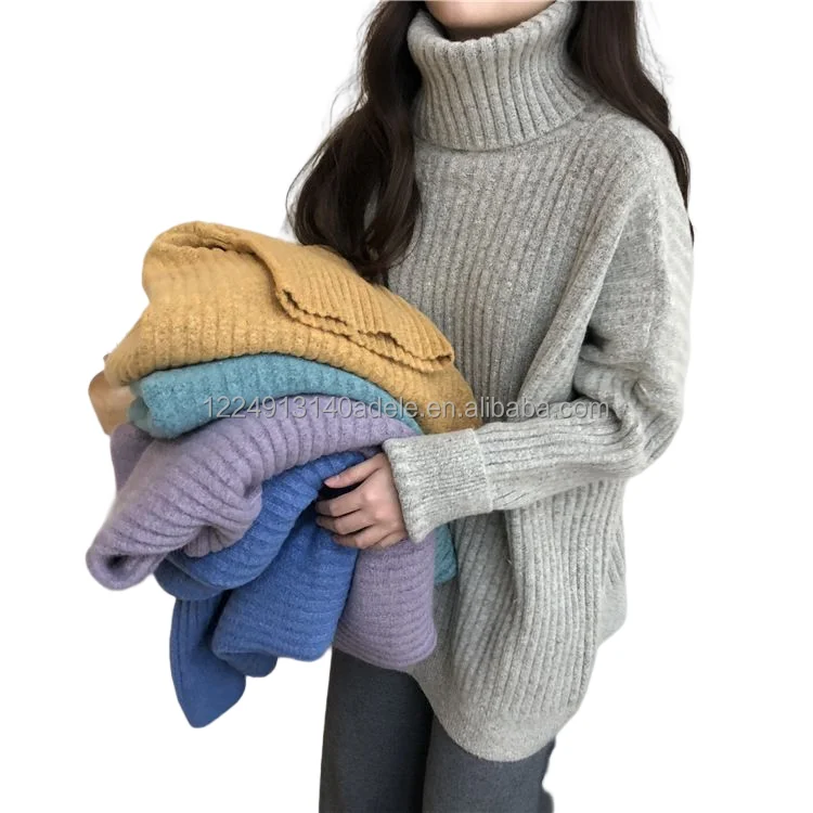 

Ladies Thick Pullover Sweaters Fashion Ladies Knitting Sweater Women's Warm Winter Jumper