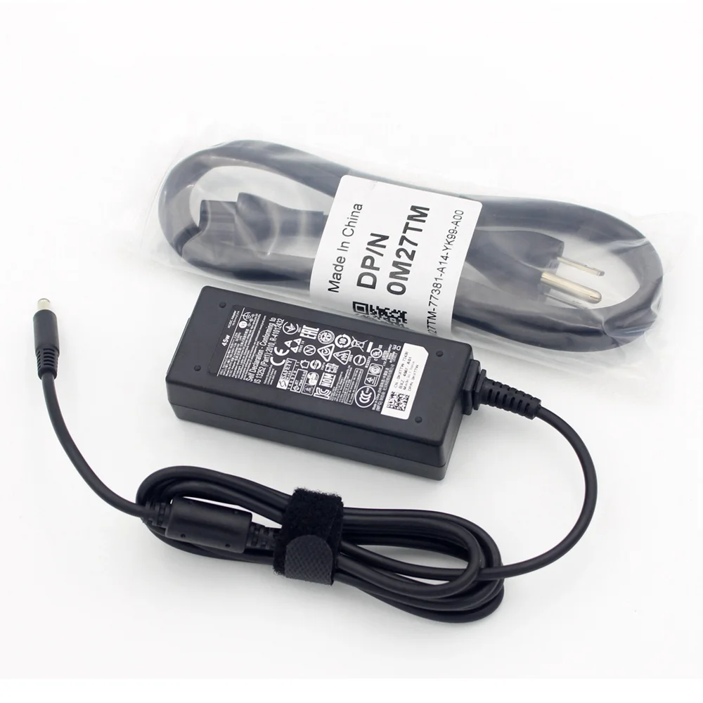 

Replace 45W Ac laptop charger for Dell notebook 19.5V 2.31A 4.5*3.0mm power supply cable