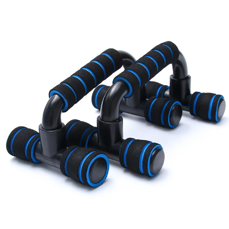 

Factory price Simple Foam Grip Abdominal Exercise Trainer Push-up Bracket Bar Stand Push-Up Bar, Orange, green, blue or custom