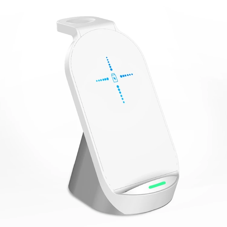 

Amazon Best Seller 3 In 1 Wireless Charger Station Charging Dock Fast Charger For Mobile Phone Watch