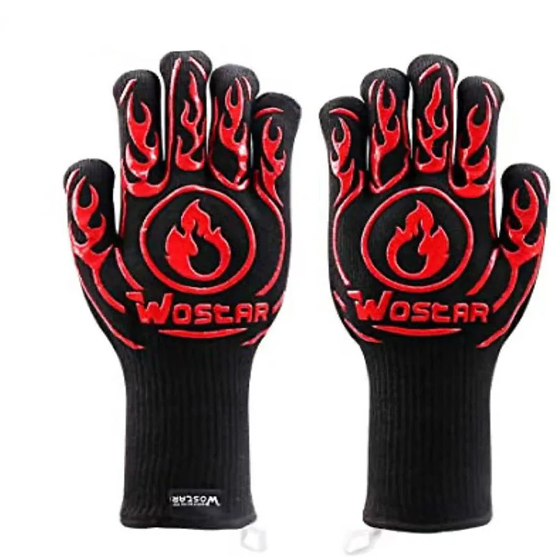 

Good quality factory directly hot cooking grilling gloves barbecue heat resistant gloves bbq kitchen, Custom accepted
